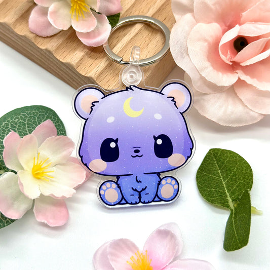 Moon Bear Keychain