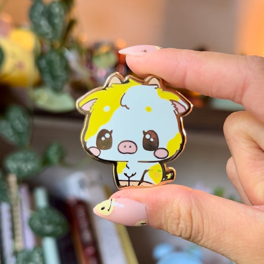 Daffodil the Lemon Cow: Hard Enamel Pin