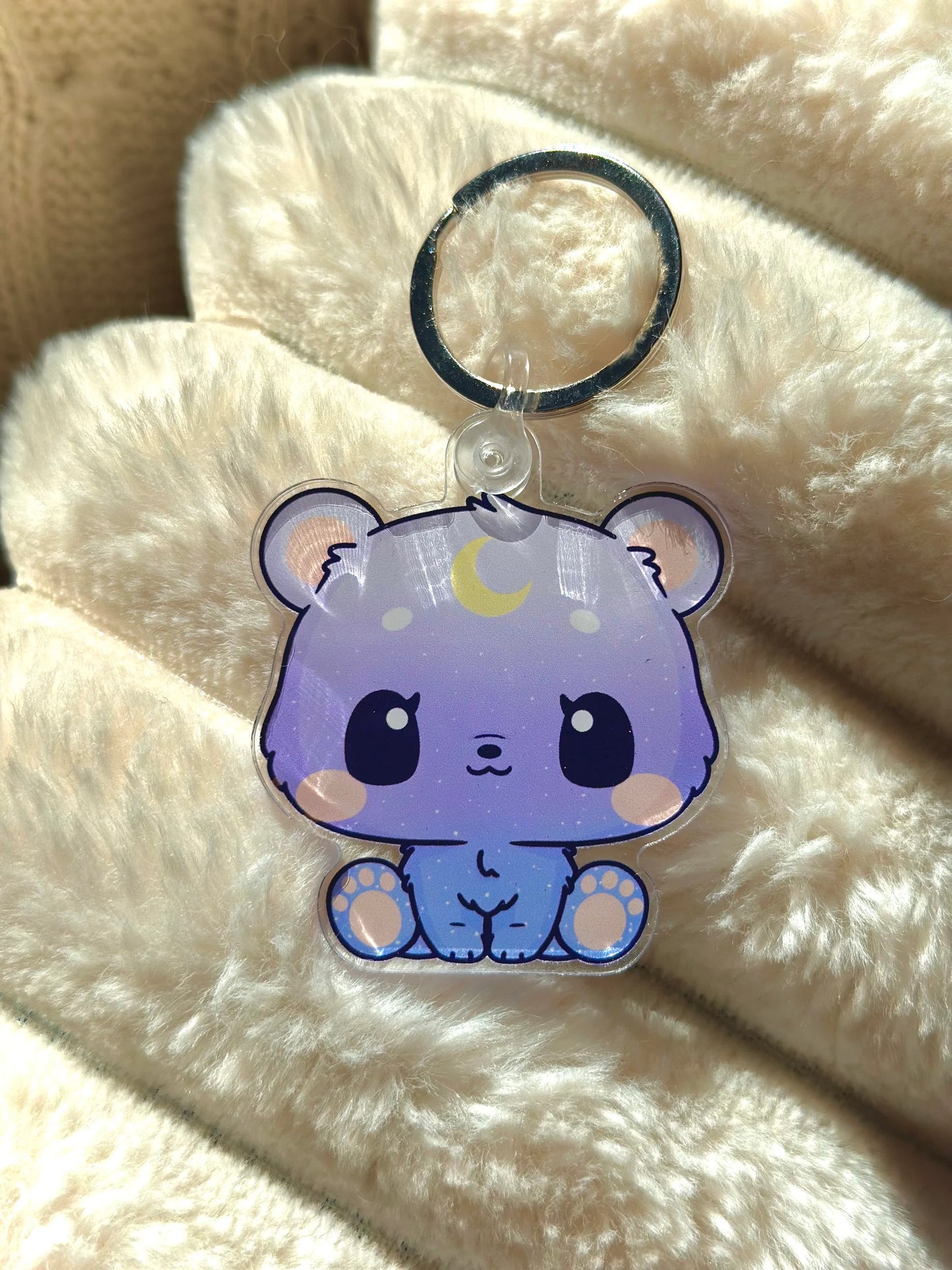 Moon Bear Keychain