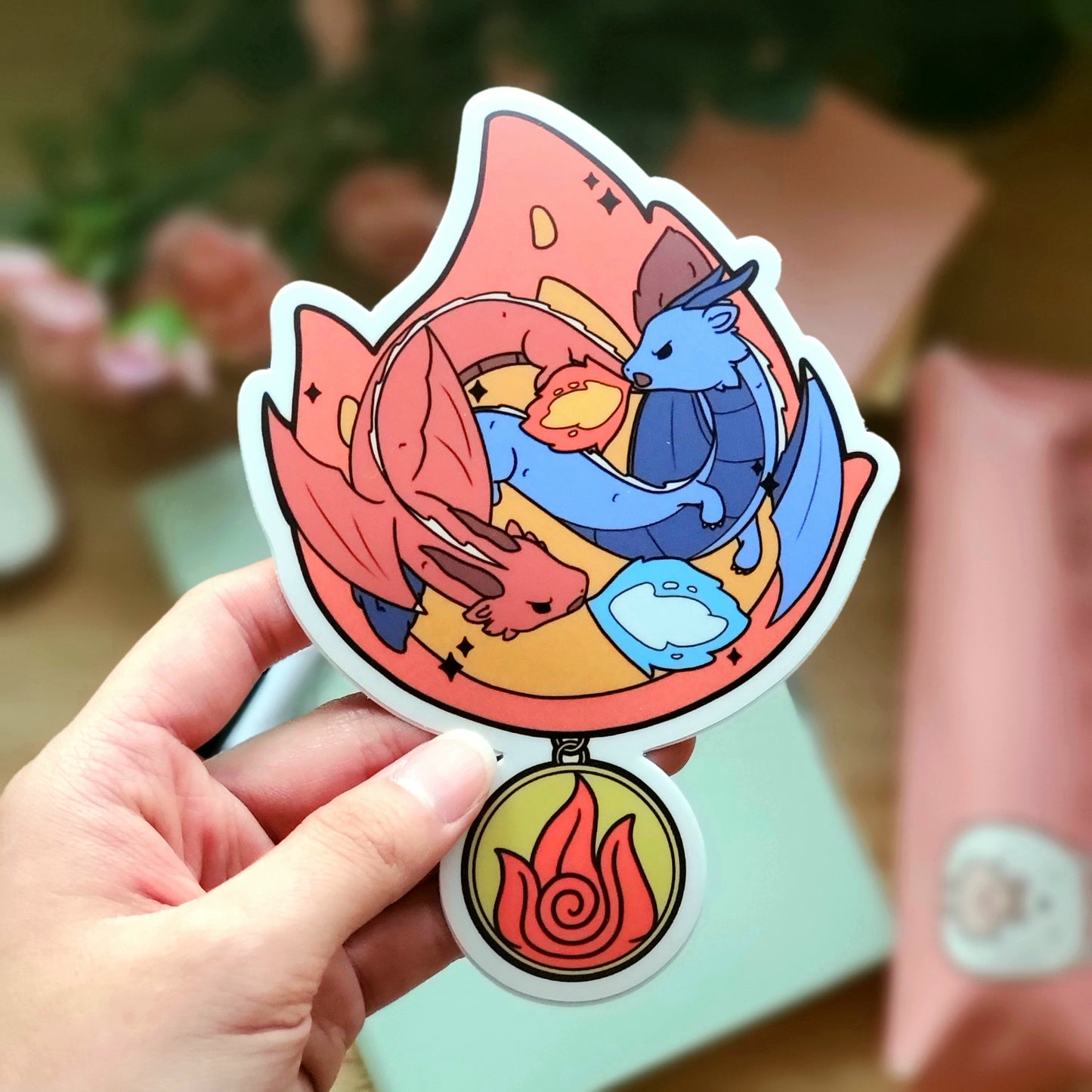 Jumbo Avatar the Last Airbender Elemental Stickers
