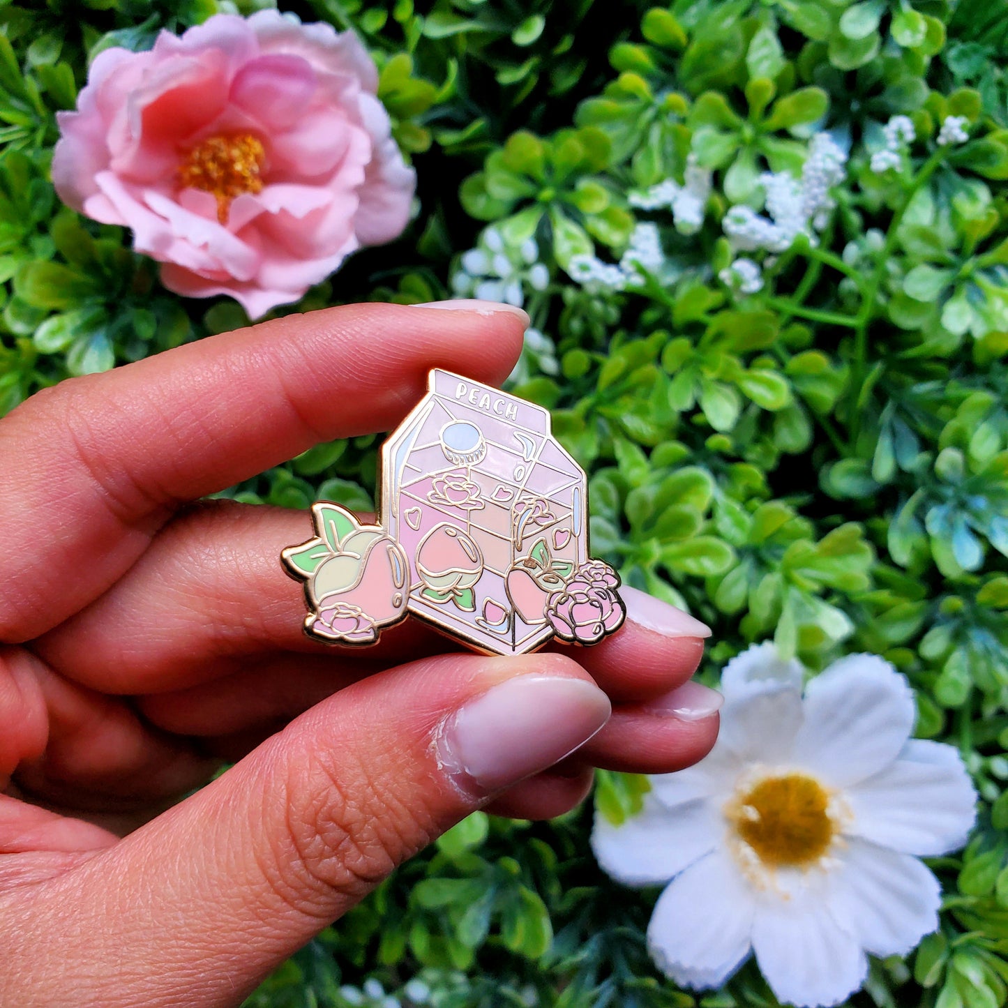 Fruit Milk Pins: Peach Milk
