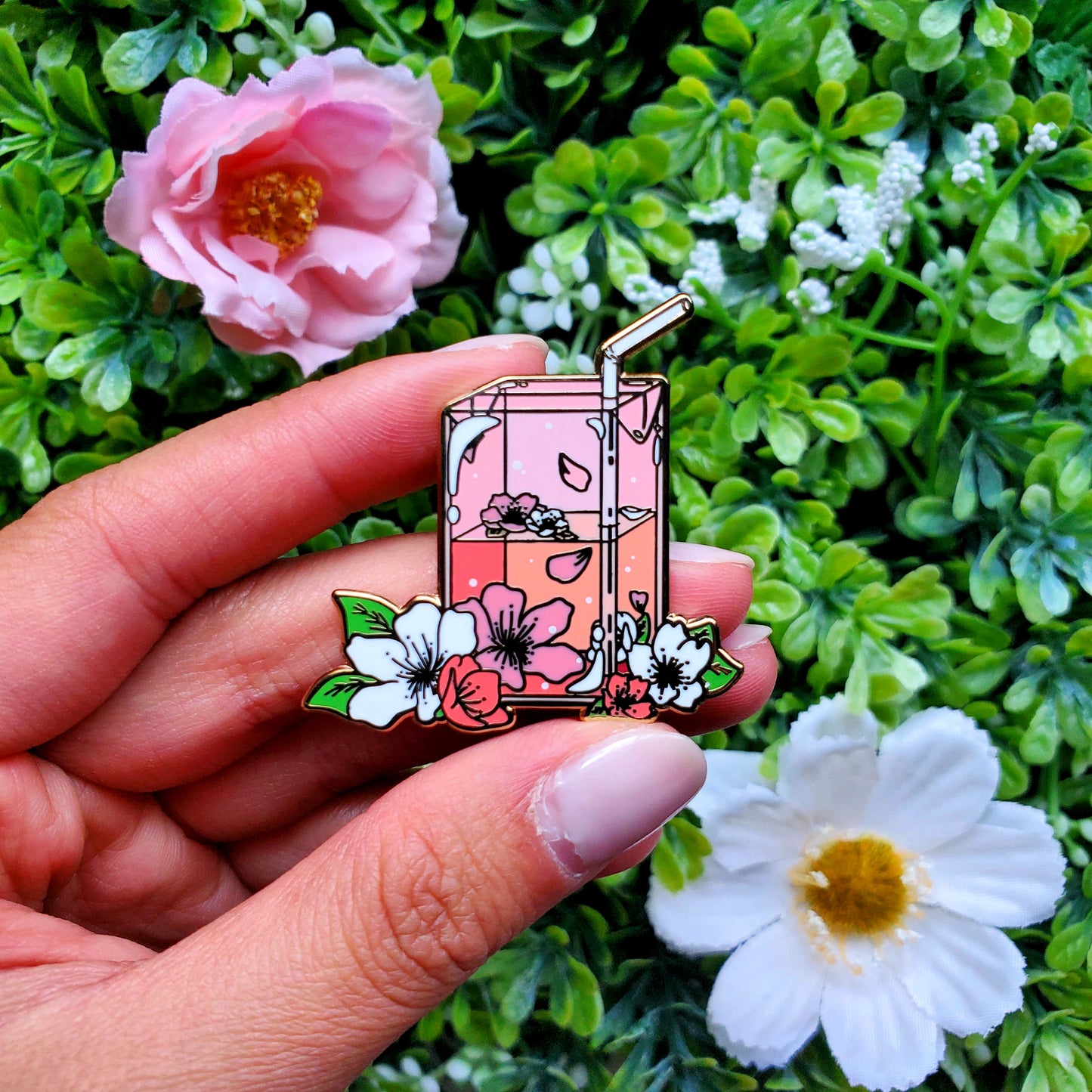 Floral Juice Pins: Sakura Juice