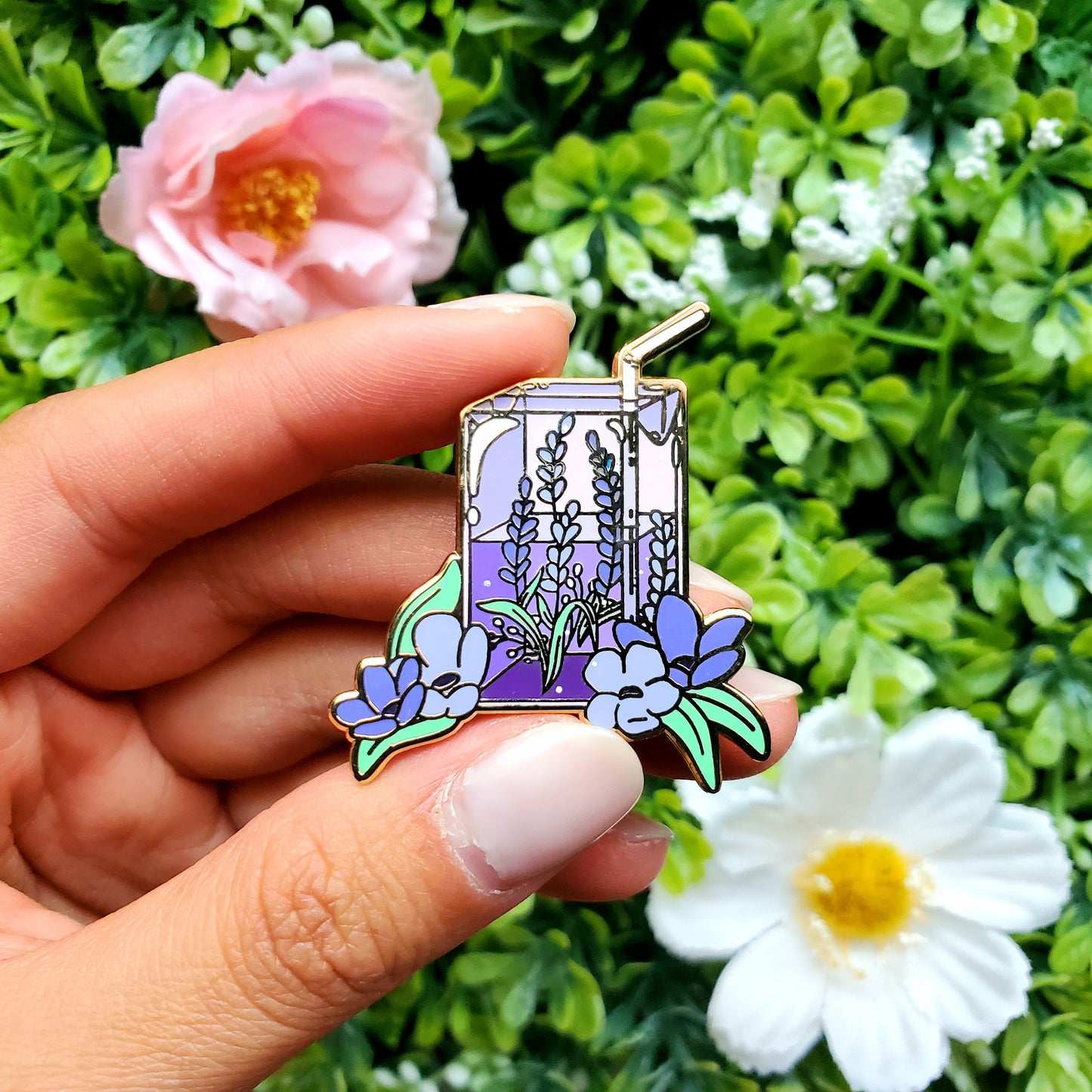 Floral Juice Pins: Lavender Juice