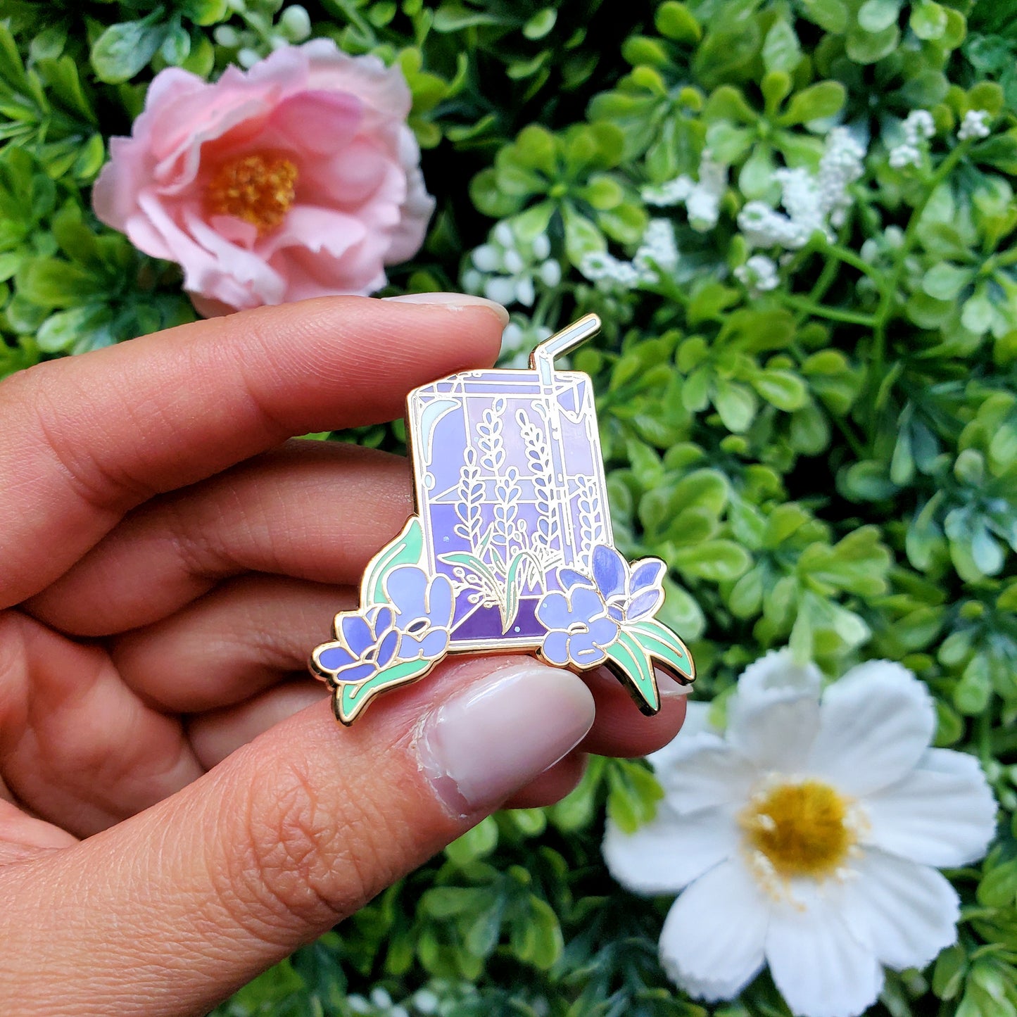 Floral Juice Pins: Lavender Juice