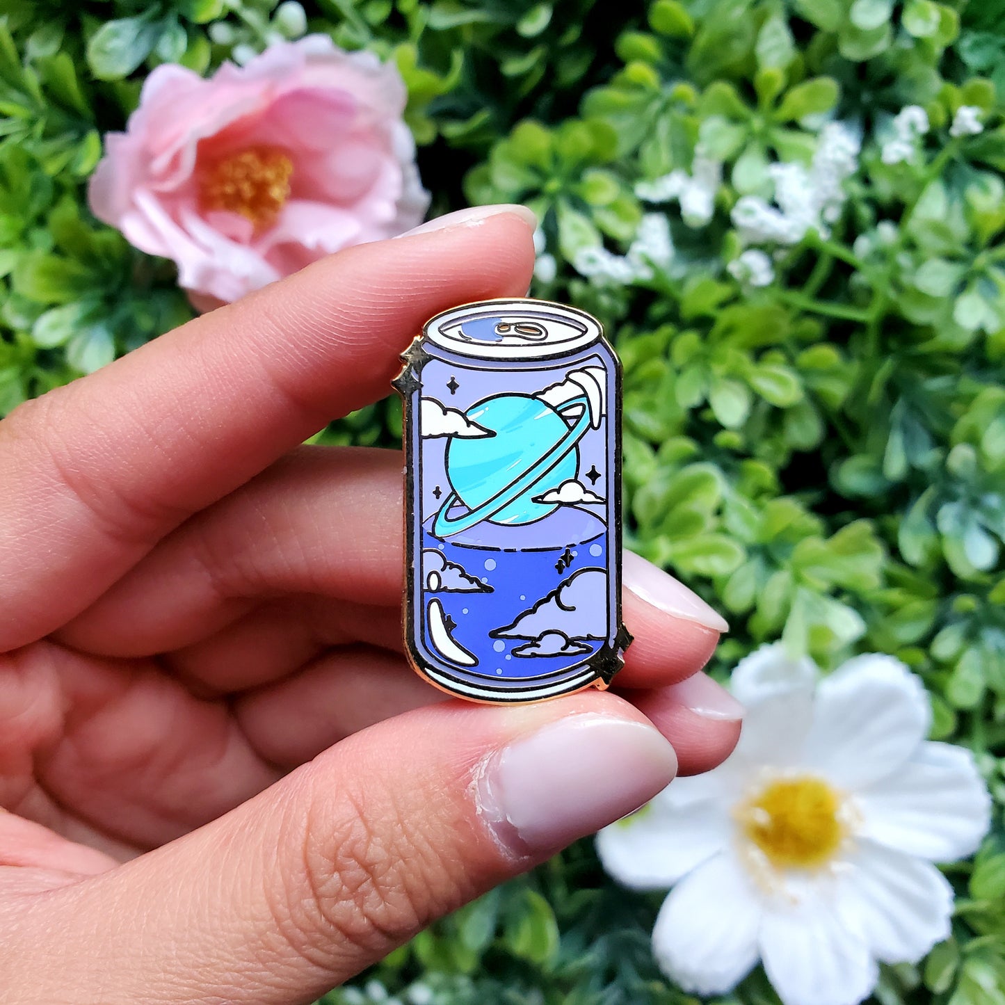 Celestial Soda Can Pins: Planet Soda