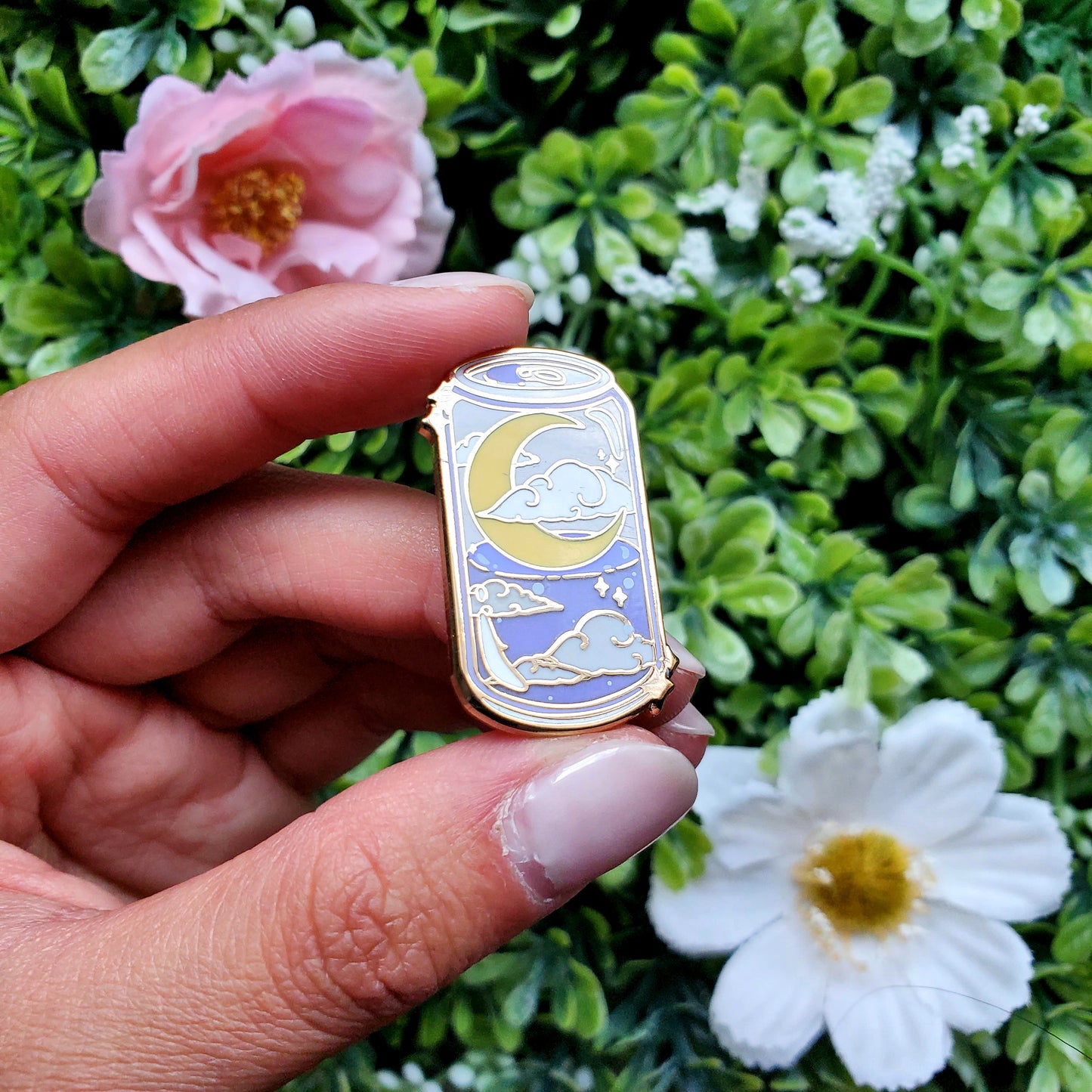 Celestial Soda Can Pins: Moon Soda