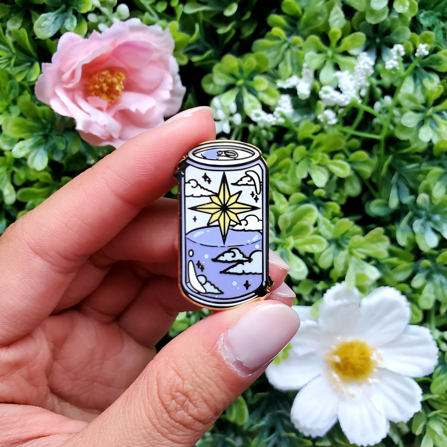 Celestial Soda Can Pins: Star Soda