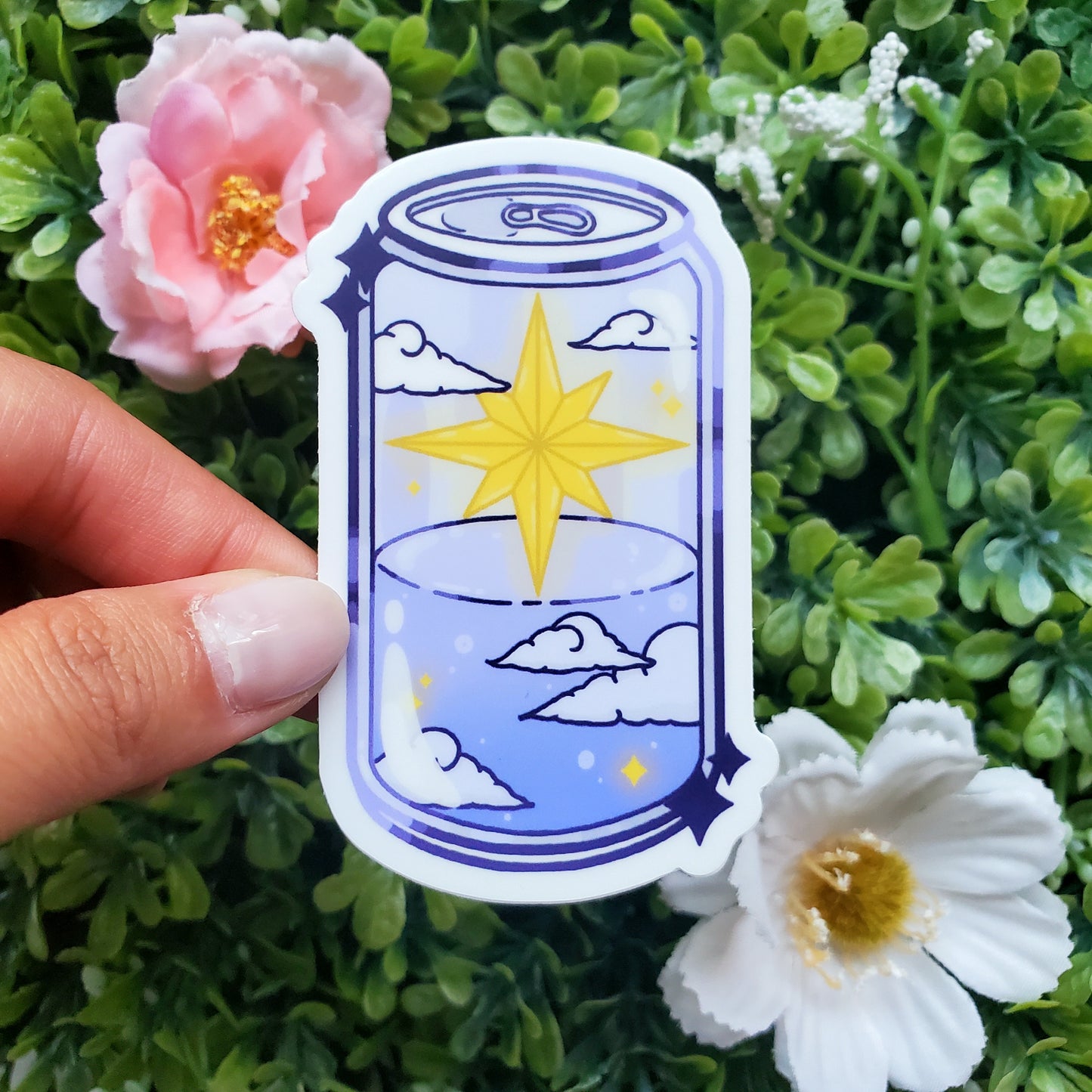 Celestial Soda Can Stickers | Star Soda | Sun Soda | Moon Soda | Planet Soda