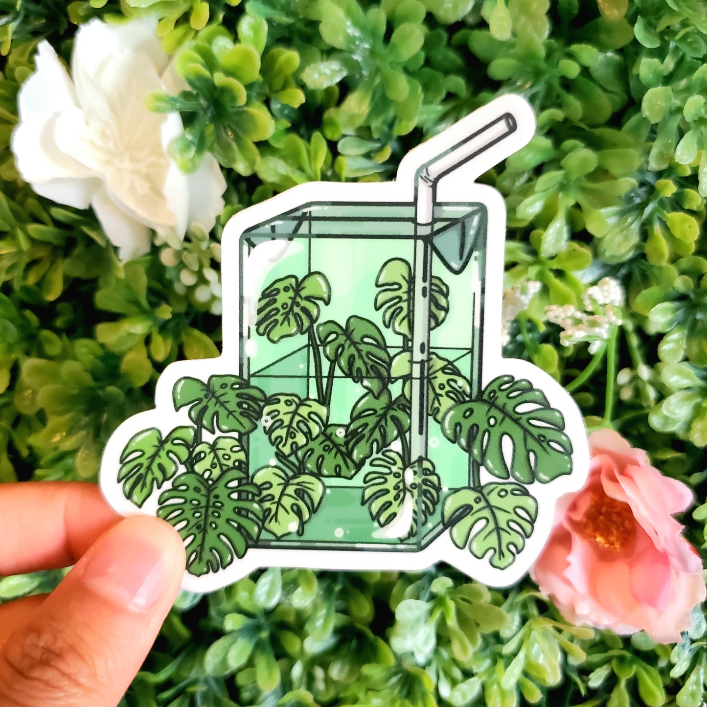 Monstera Juice Stickers