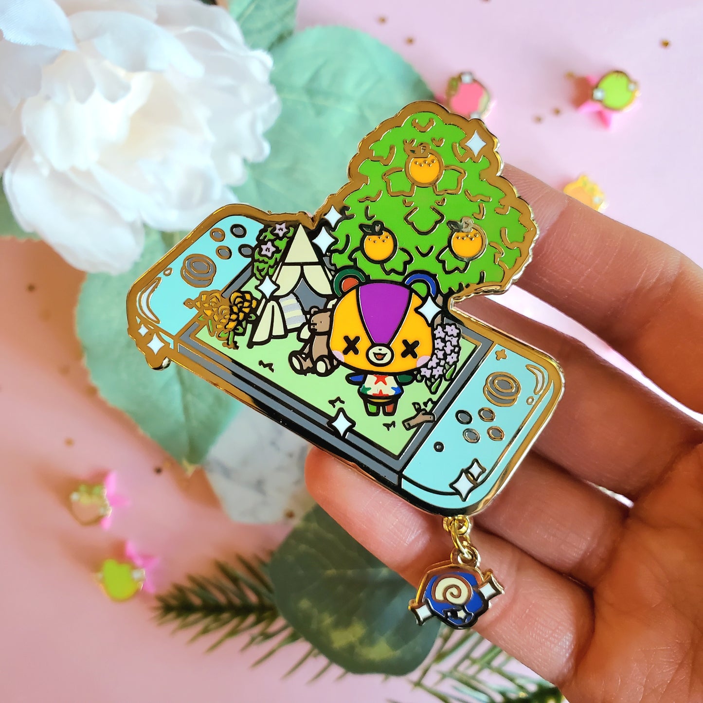 ACNH Island Babies Pin: Stitches