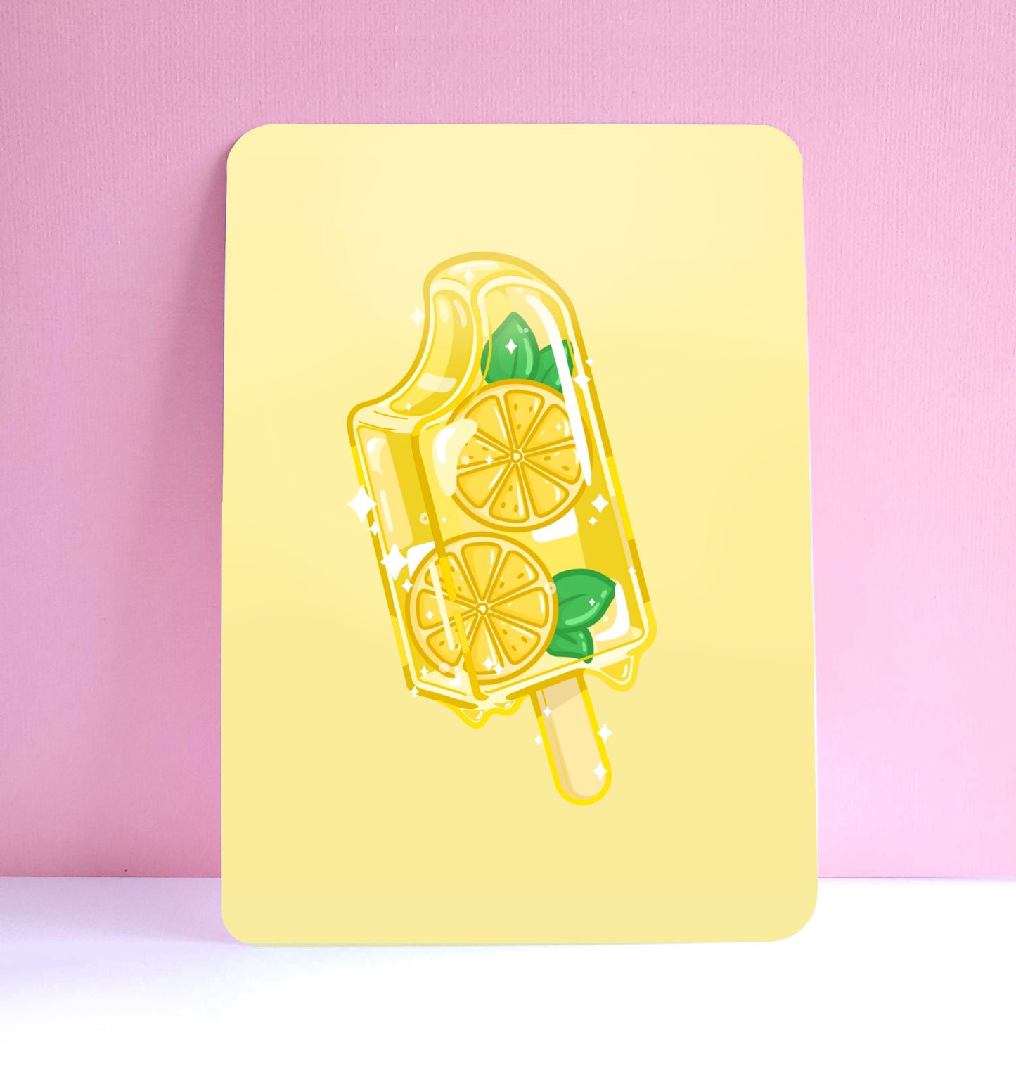 Cute Popsicle Art Print