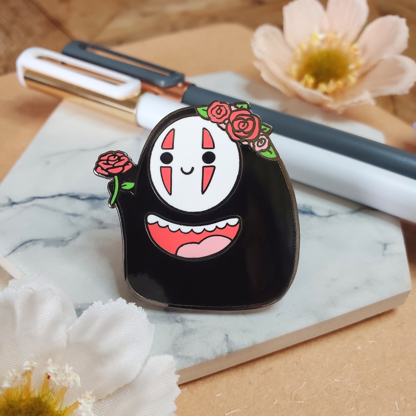 Ghibli: No Face Pin