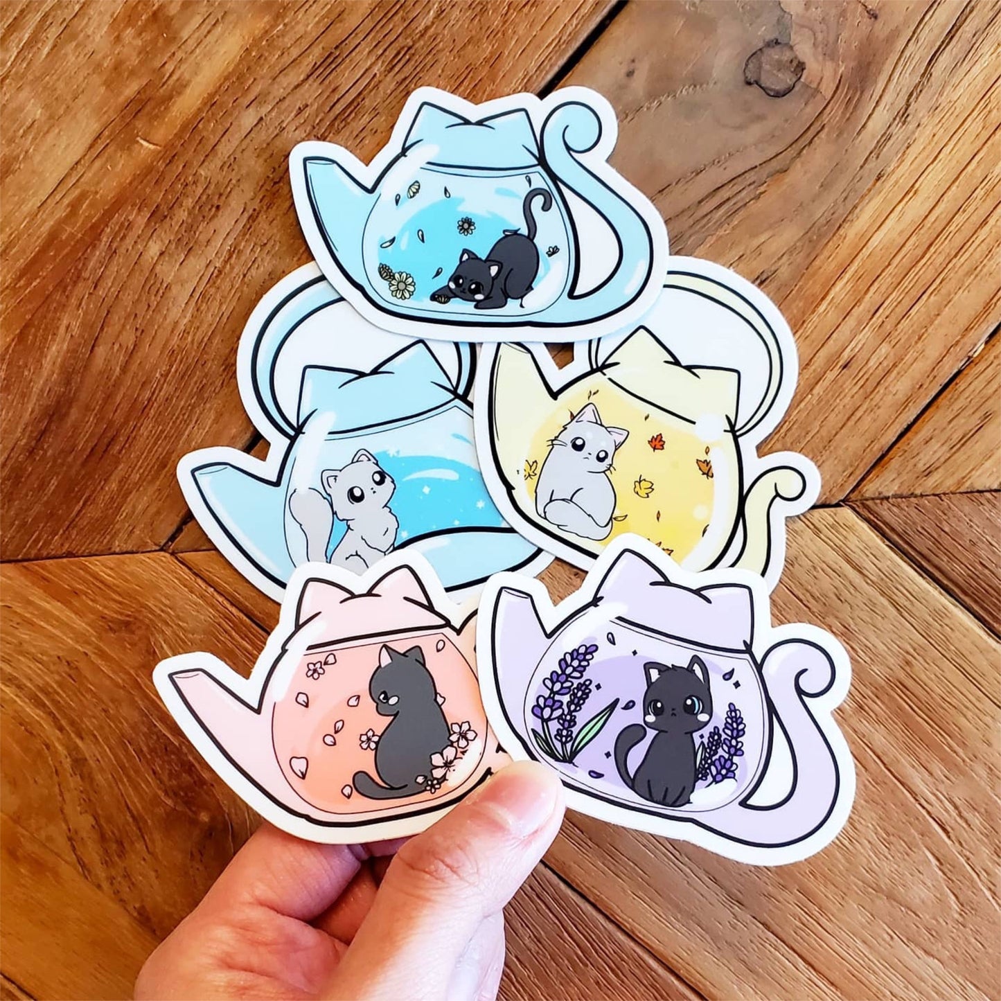 Kit-Tea Stickers