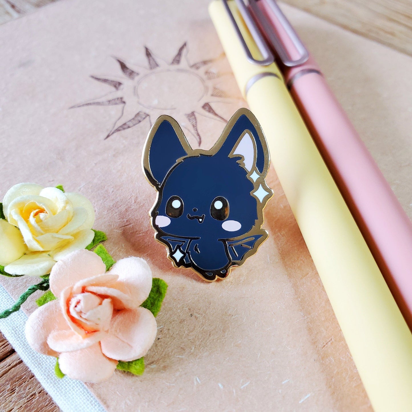 Seasonal Halloween Pins: Bat