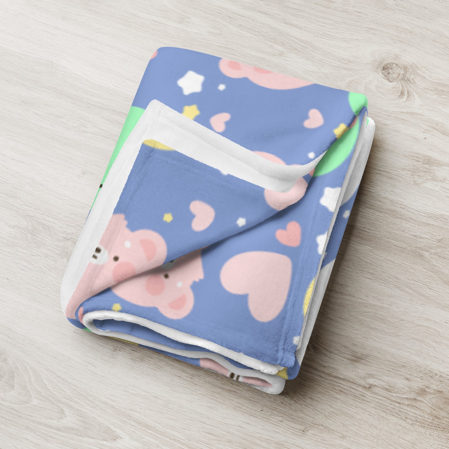 Kawaii Animal Throw Blanket