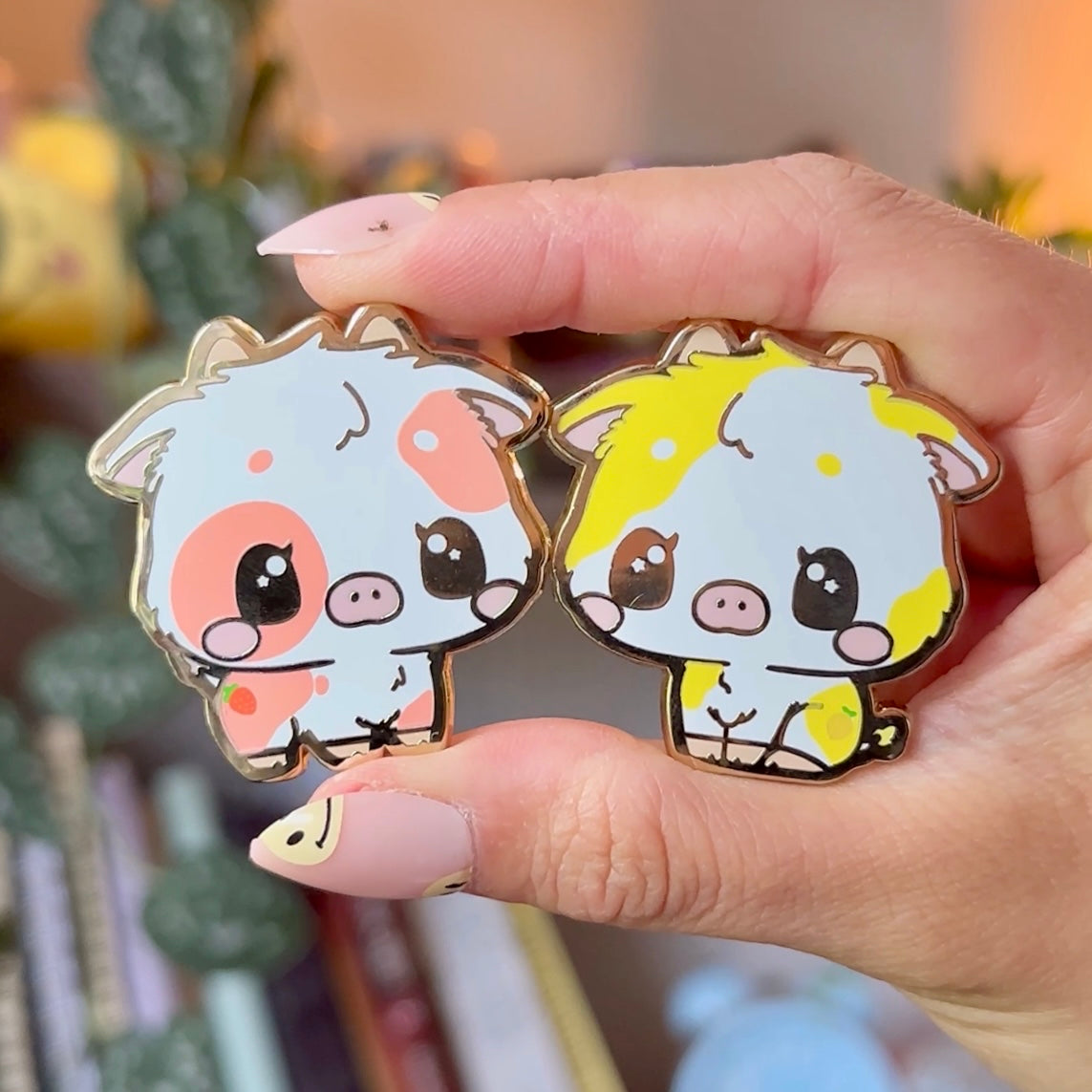 Daffodil the Lemon Cow: Hard Enamel Pin