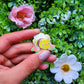 Floral Bumble Bee Pin