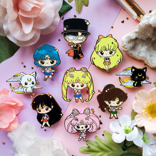 Sailor Moon Pin: Entire Character Set (13)