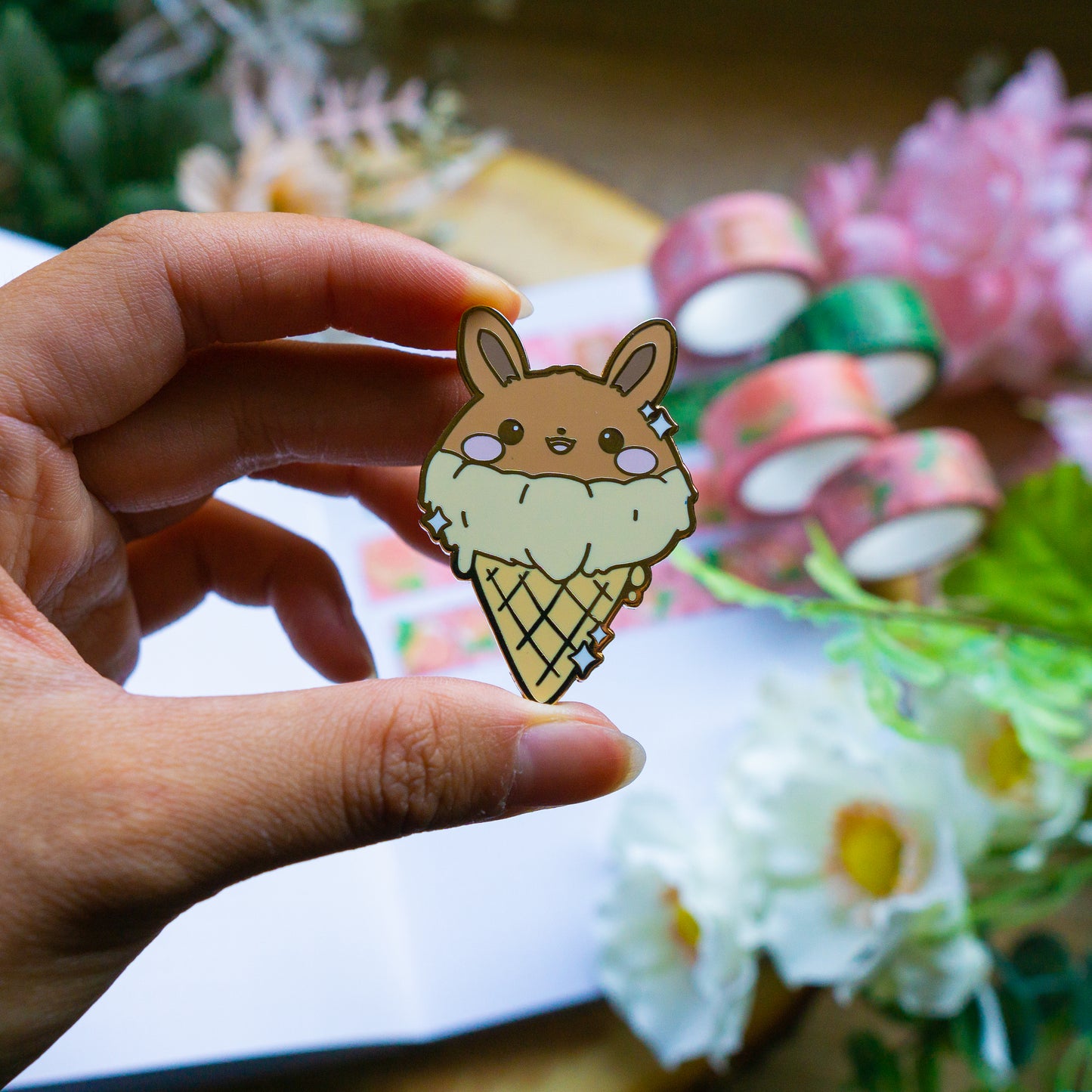 Poke Ice Cream Pins : Eevee Pin