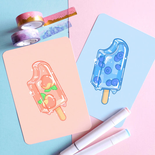 Cute Popsicle Art Print