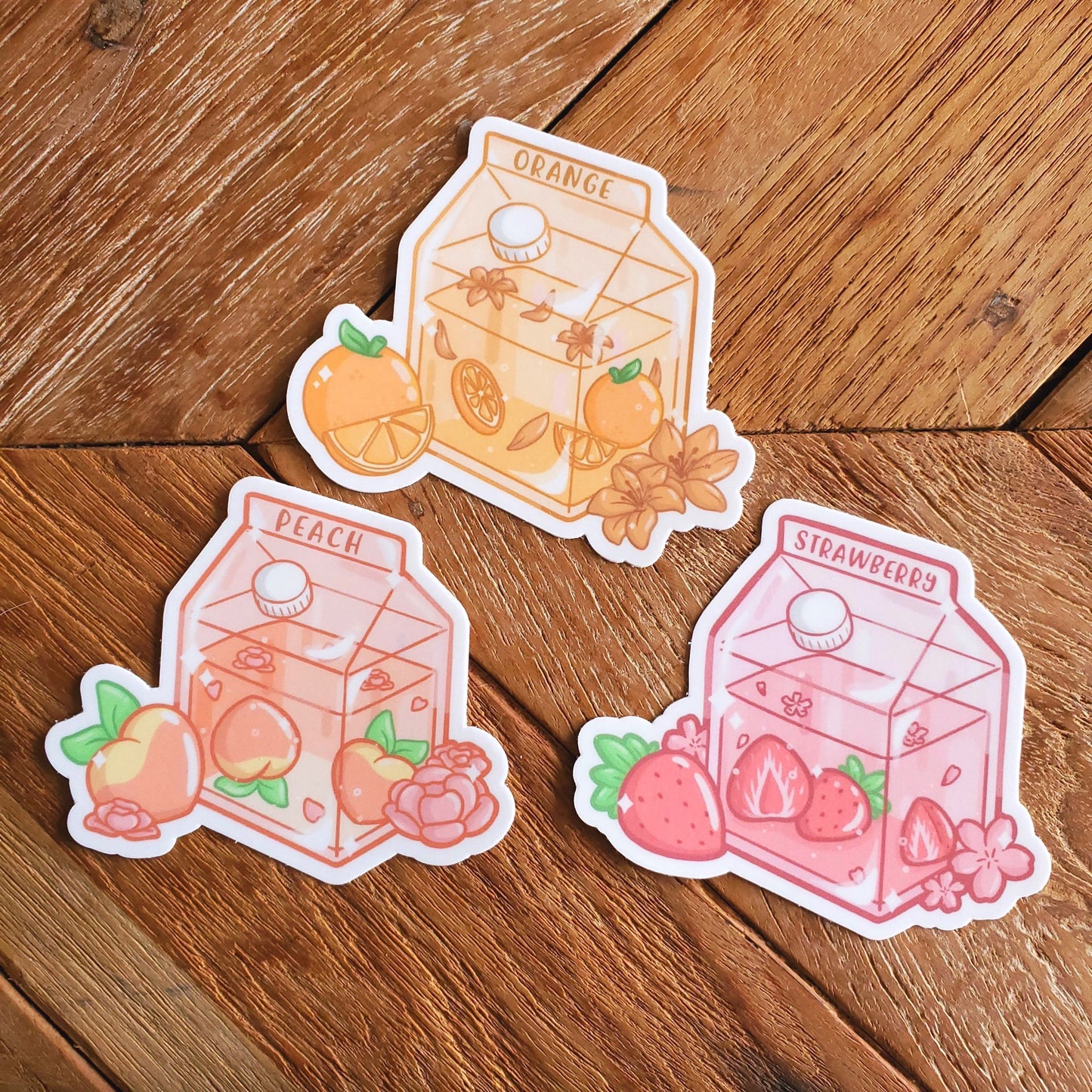 Fruit Milk Stickers